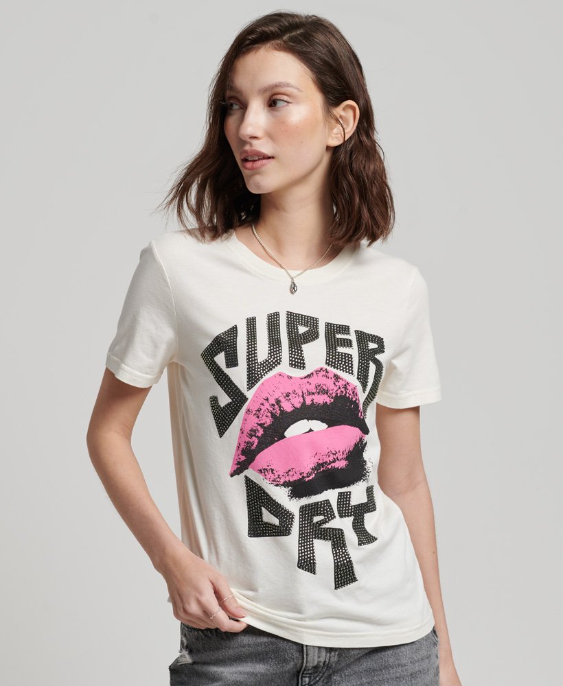 lo-fi poster t-shirt in winterwit