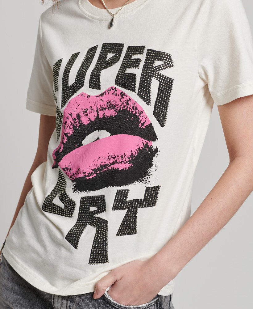lo-fi poster t-shirt in winterwit