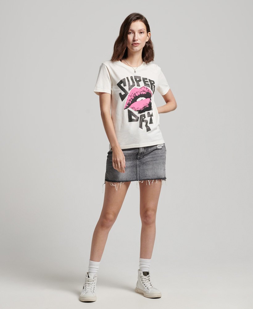 lo-fi poster t-shirt in winterwit