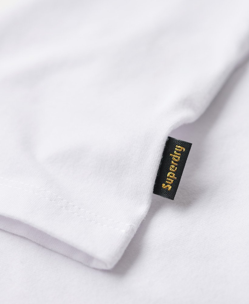 korte baseball baby t-shirt in opticblack