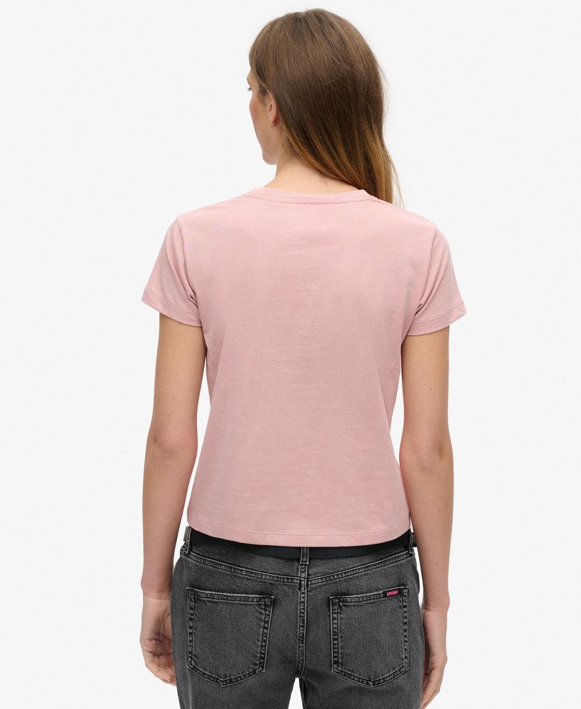 tattoo graphic 90s fit t-shirt in blush pink