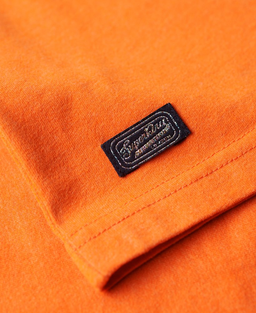 archief neon graphic t-shirt in tangerine orange marl