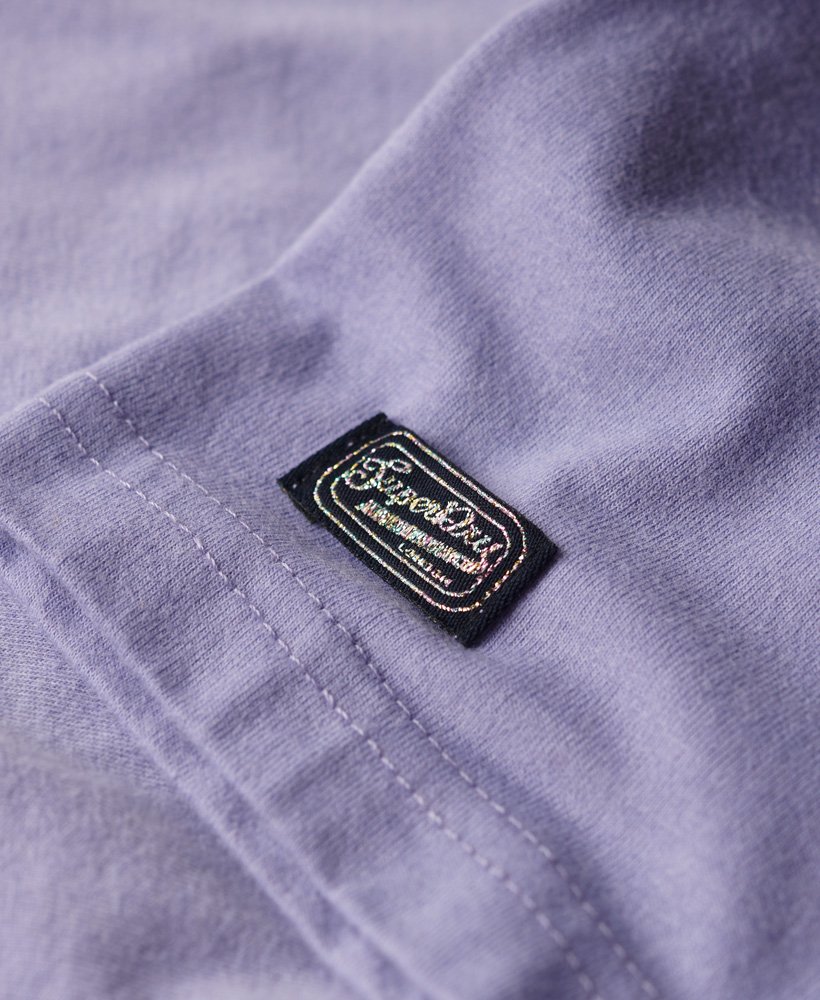 archief neon graphic t-shirt in violet marl