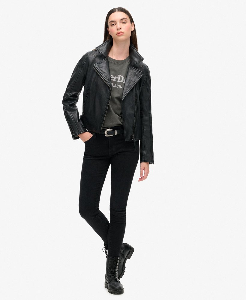 metallic venue relaxed t-shirt in vintage black slub