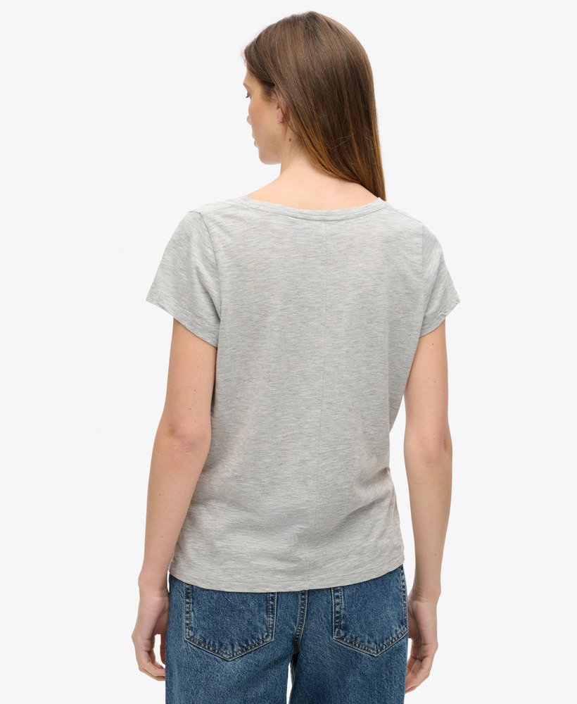 studios t-shirt met ronde hals in pepper grey marl