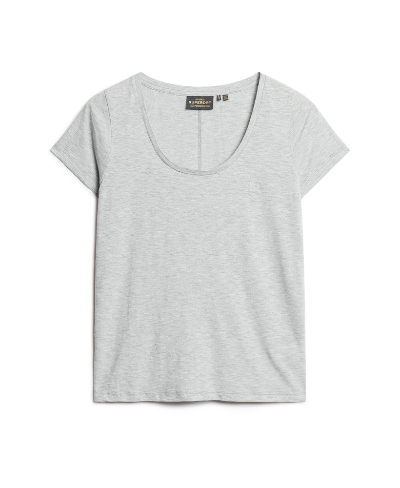 studios t-shirt met ronde hals in pepper grey marl
