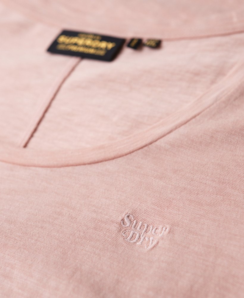 studios t-shirt met ronde hals in grijsroze