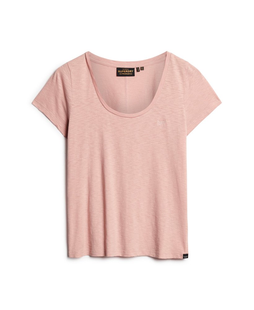 studios t-shirt met ronde hals in grijsroze