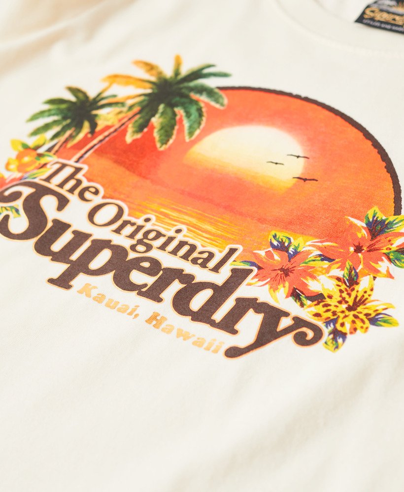 reissouvenir relaxed t-shirt in ecru marl