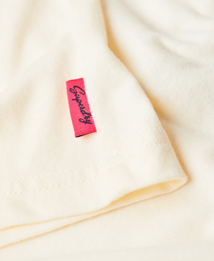reissouvenir relaxed t-shirt in ecru marl