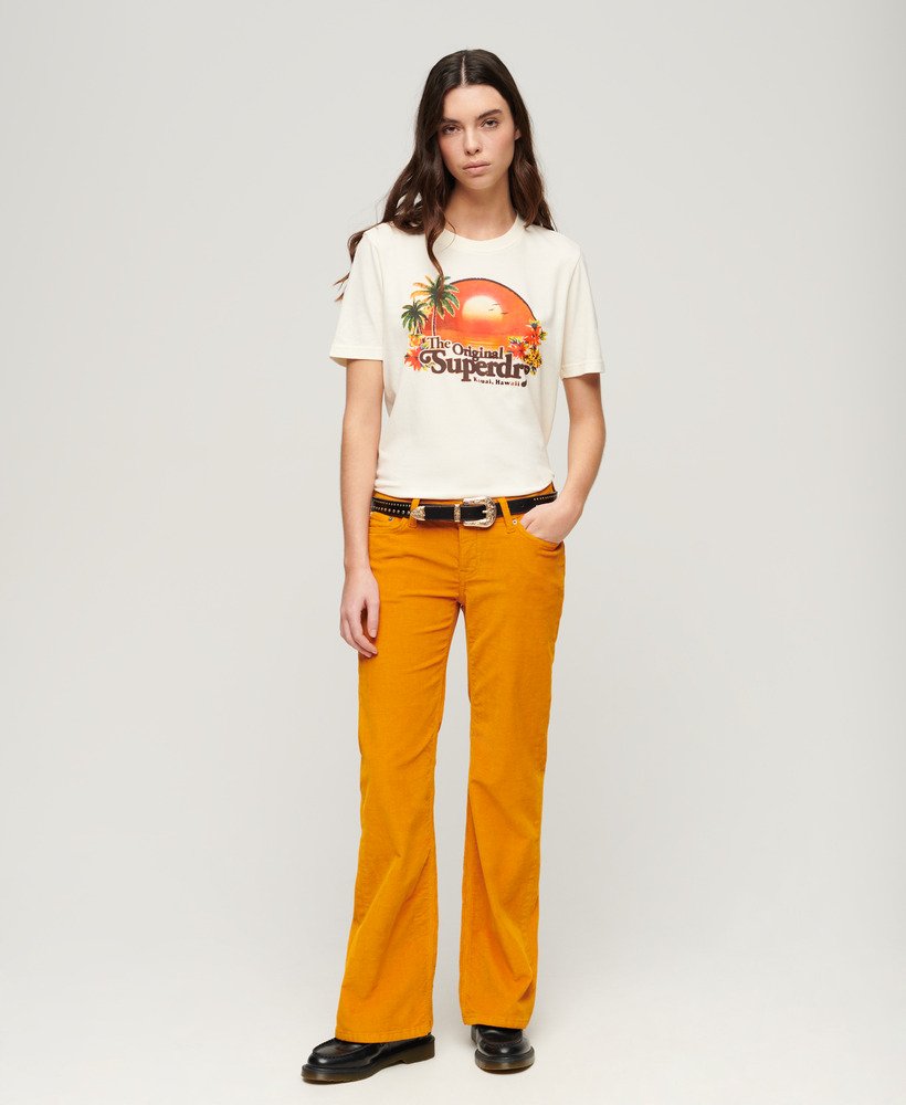 reissouvenir relaxed t-shirt in ecru marl