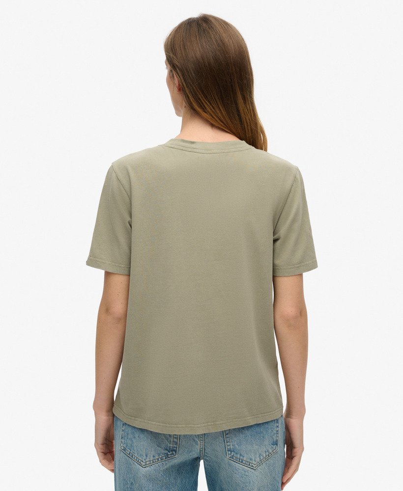 tokyo relaxed t-shirt in licht kaki groen