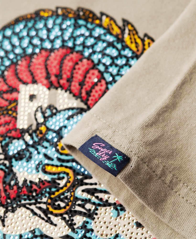 tokyo relaxed t-shirt in licht kaki groen