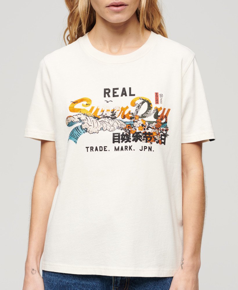 tokyo relaxed t-shirt in crèmekleur