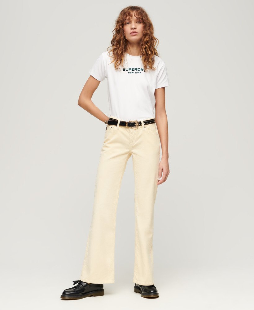 sport luxe graphic t-shirt in brilliant white