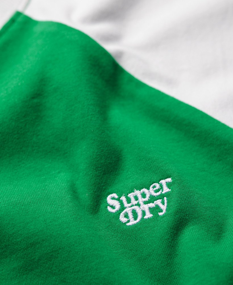 essential logo retro t-shirt in bosphorus greenoptic