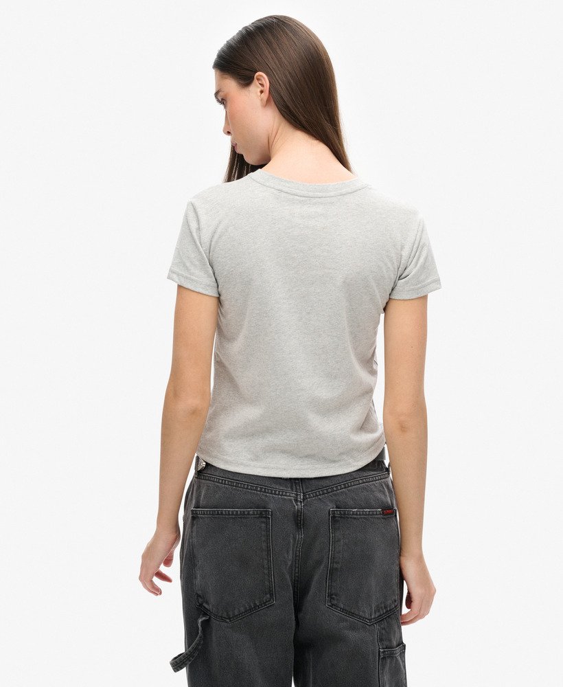 superdry x komodo dragon slim t-shirt in pumice stone beige marl