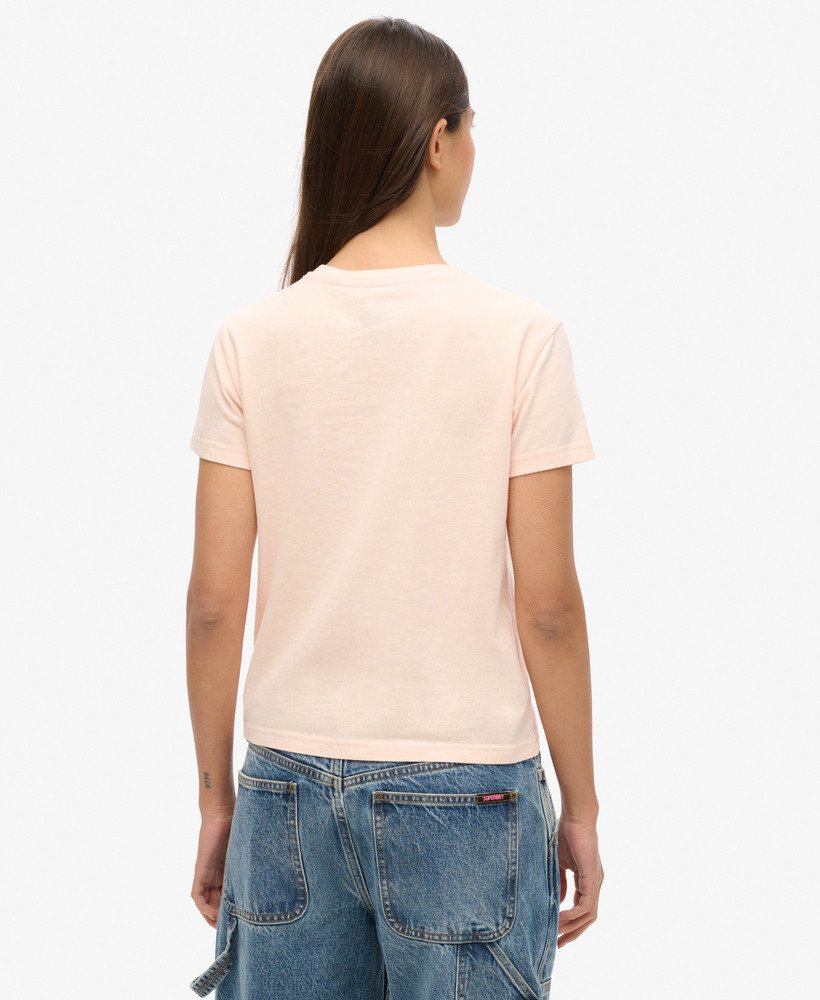 superdry x komodo dragon slim t-shirt in pink clay