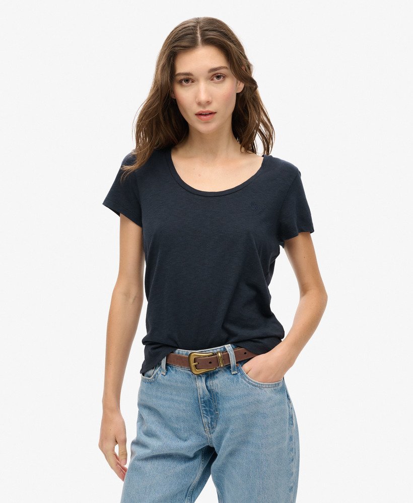 studios t-shirt met ronde hals in eclipse navy