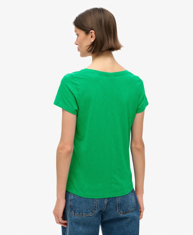 studios t-shirt met ronde hals in drop kick green