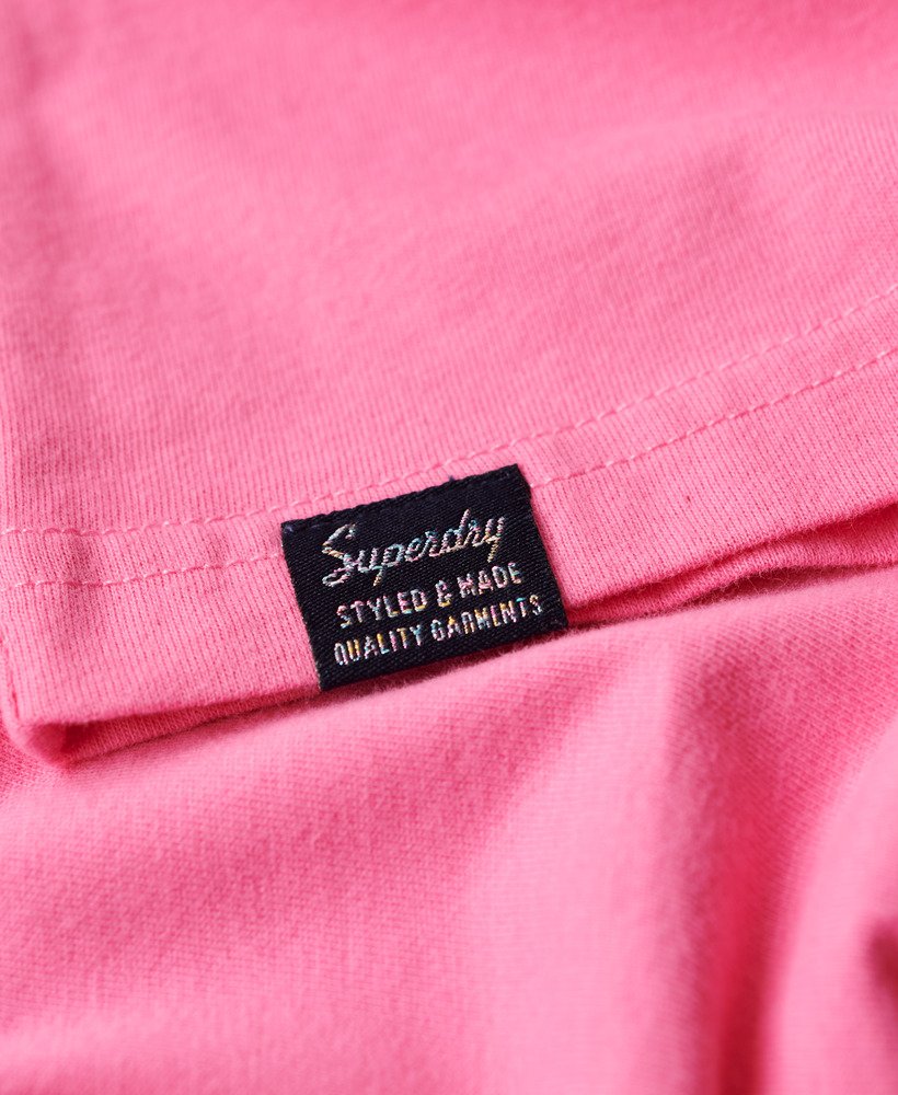 vintage logo pop entry t-shirt in marne pink