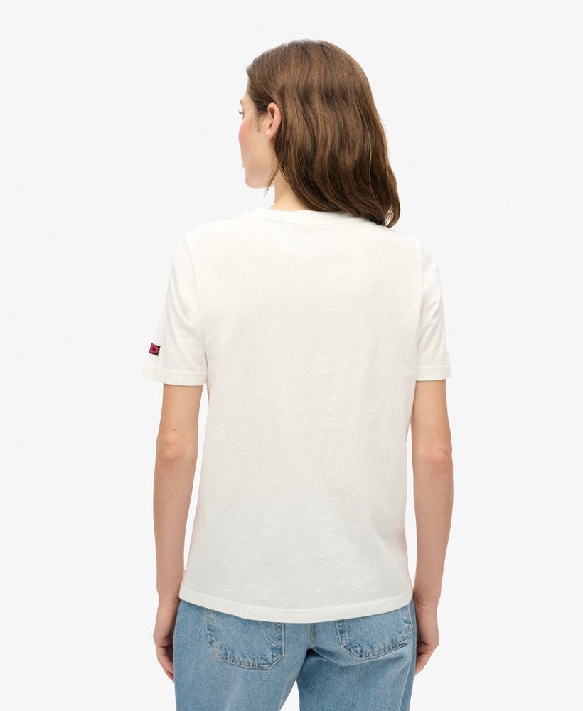 tokyo vintage logo graphic relaxed t-shirt in winter white