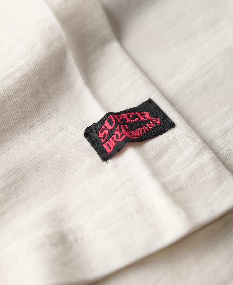 tokyo vintage logo graphic relaxed t-shirt in winter white