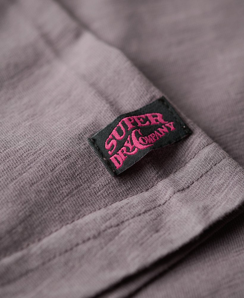 tokyo vintage logo graphic relaxed t-shirt in rock dark grey