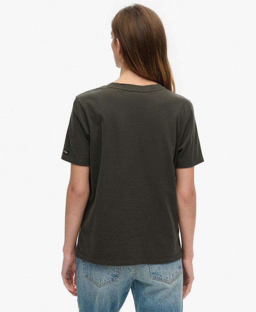 lo-fi punk poster relaxed t-shirt in gitzwart