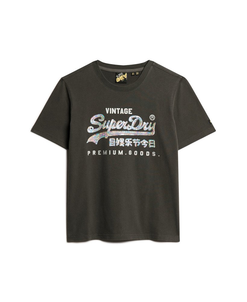 lo-fi punk poster relaxed t-shirt in gitzwart