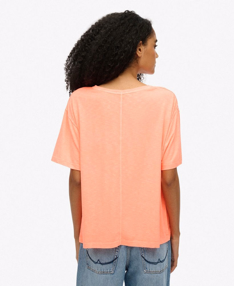 Studios T-shirt met verlaagde schouders