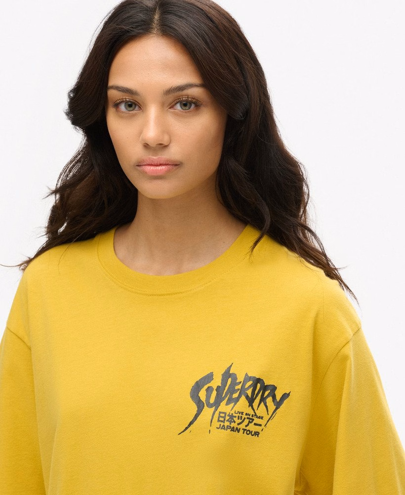 Oversized lo-fi punk graphic T-shirt