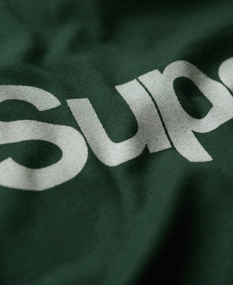 oversized t-shirt met core logo city in emailgroen