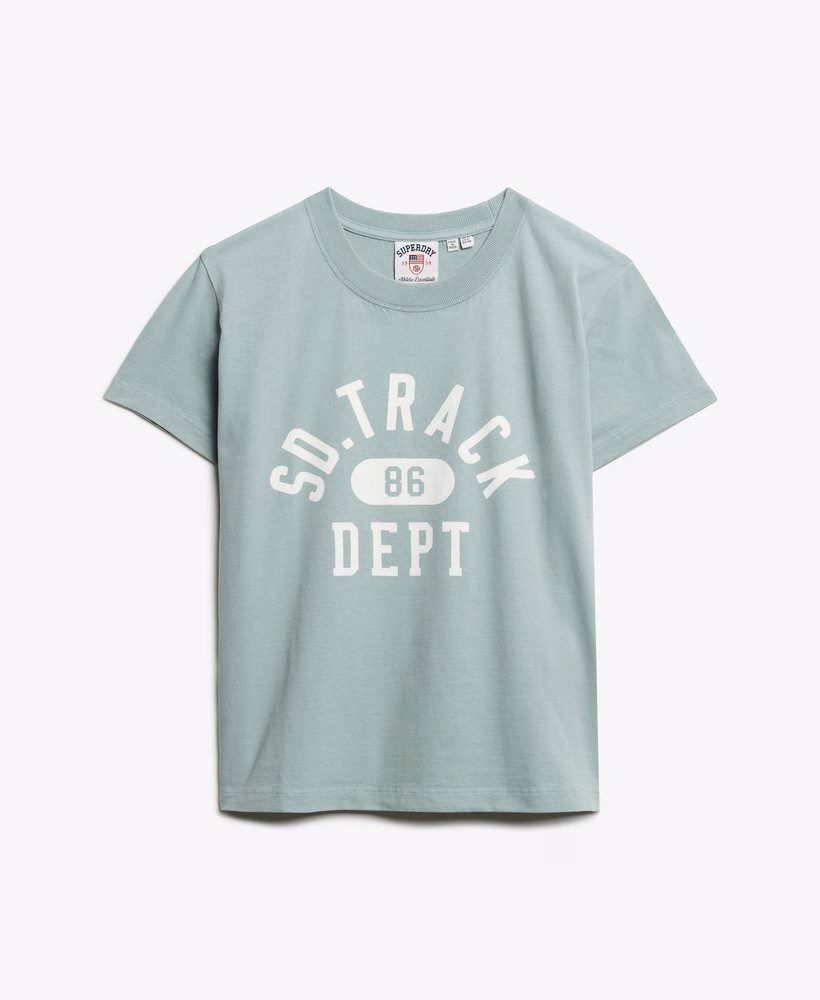Getailleerd T-shirt met sportieve print