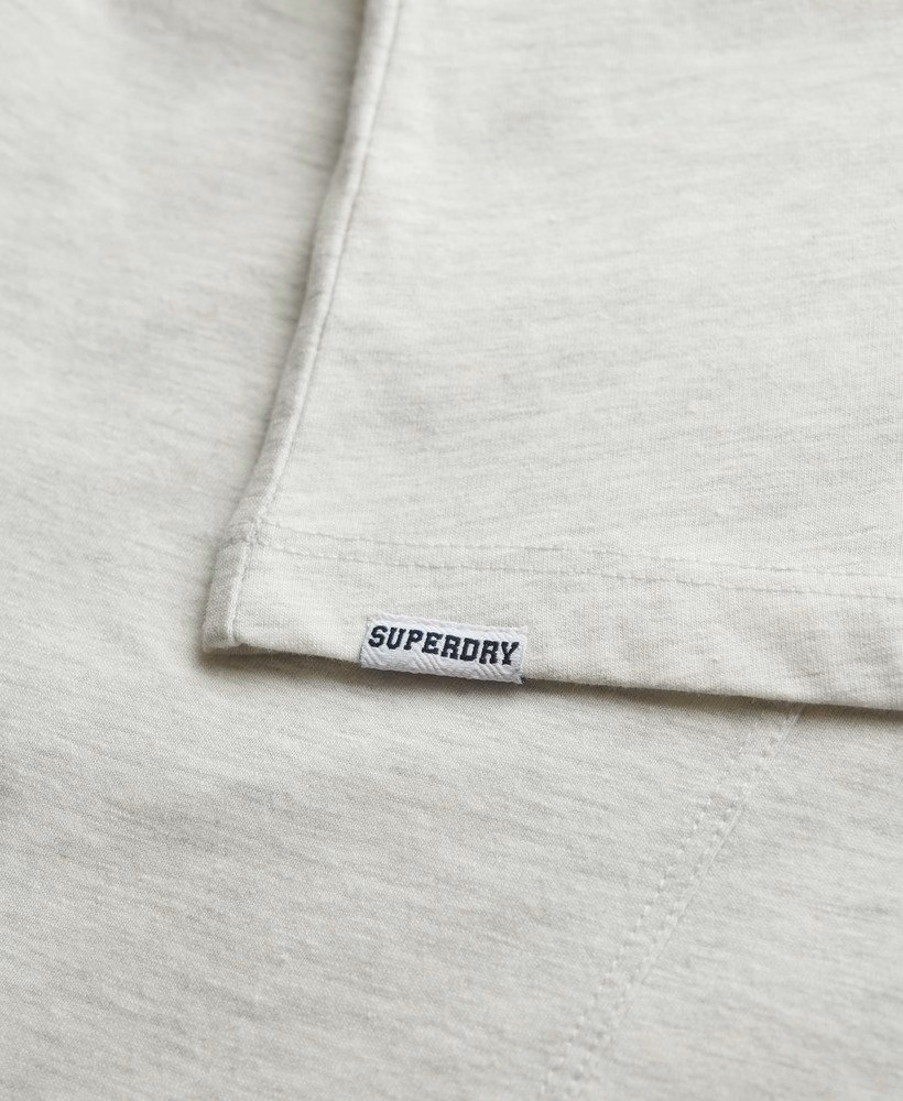 Athletic Essential T-shirt met slubstructuur