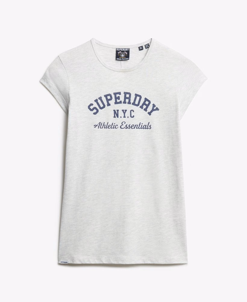 Athletic Essential T-shirt met slubstructuur