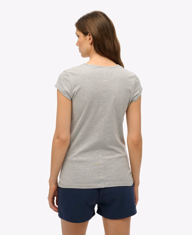 Athletic Essential T-shirt met slubstructuur