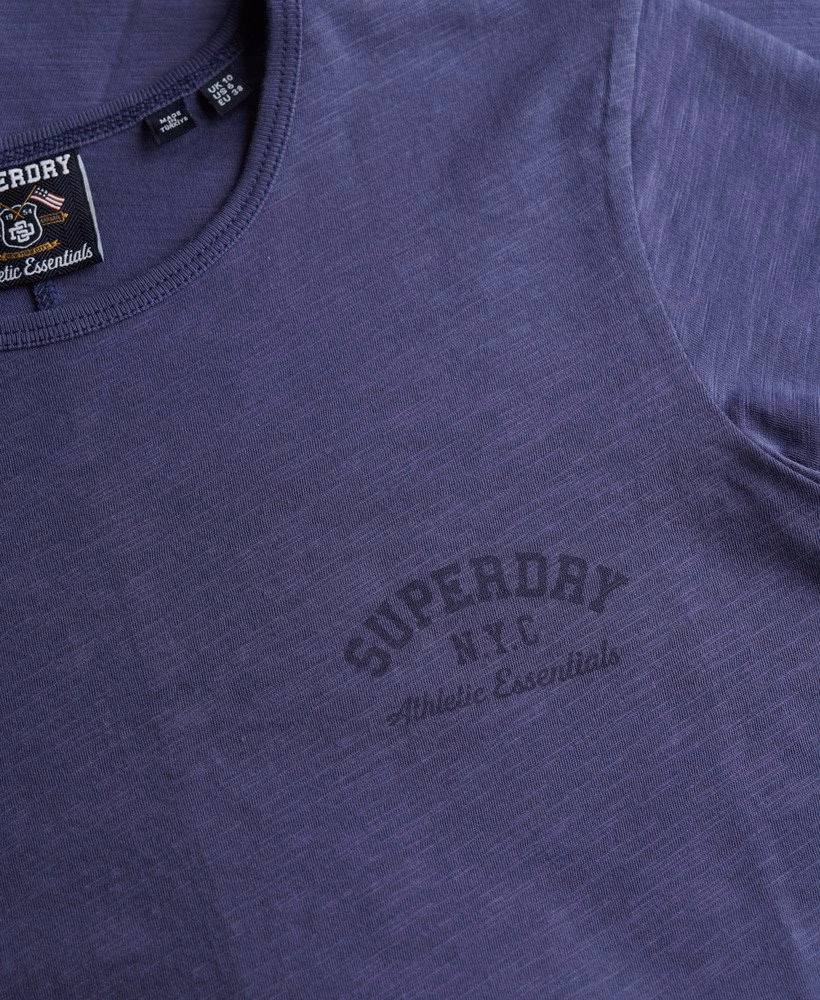 Athletic Essential T-shirt met slubstructuur