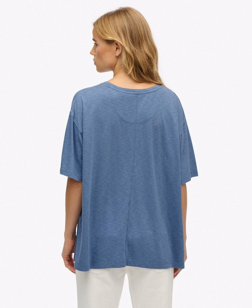 Studios T-shirt met verlaagde schouders