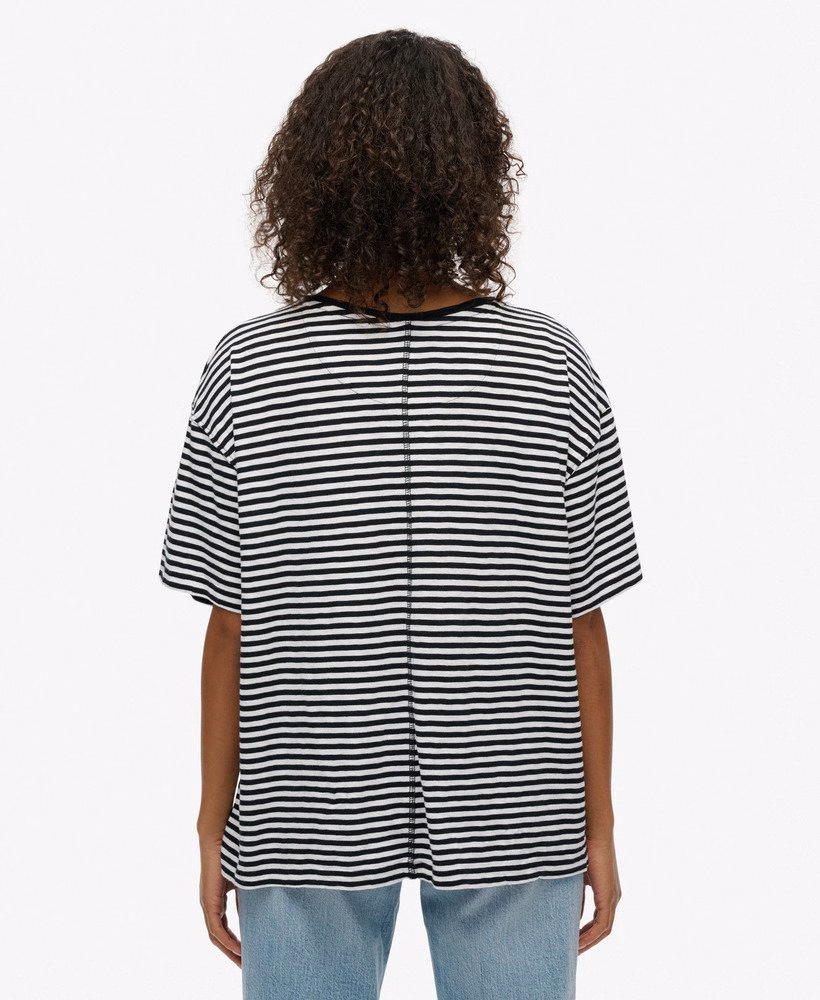 Studios T-shirt met verlaagde schouders