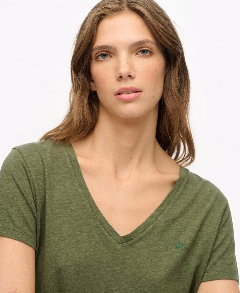 Studios Slub geborduurd T-shirt