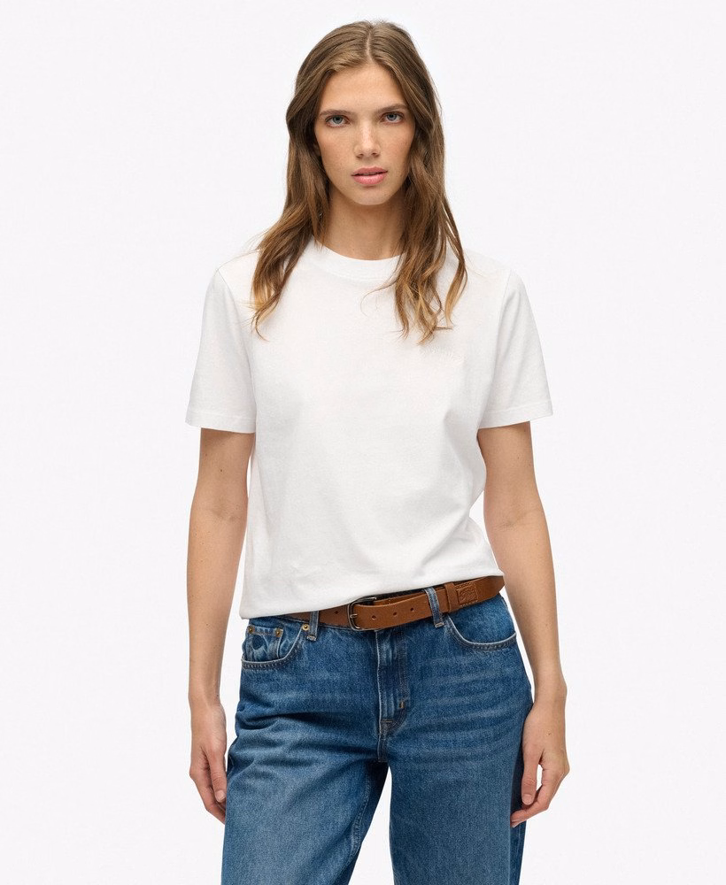 Essential Logo geborduurd T-shirt