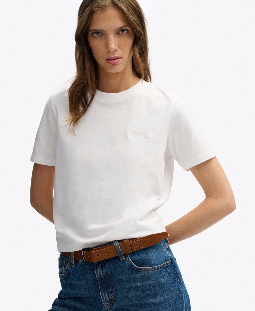 Essential Logo geborduurd T-shirt
