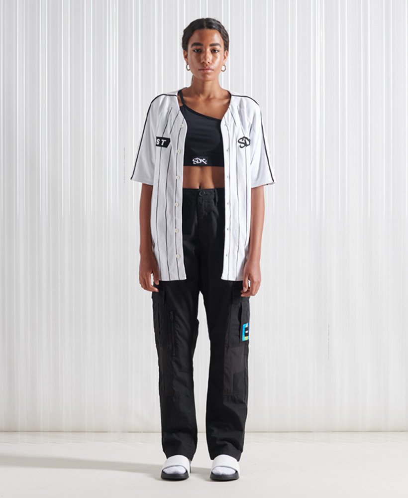 limited edition sdx sesh crop top in zwart