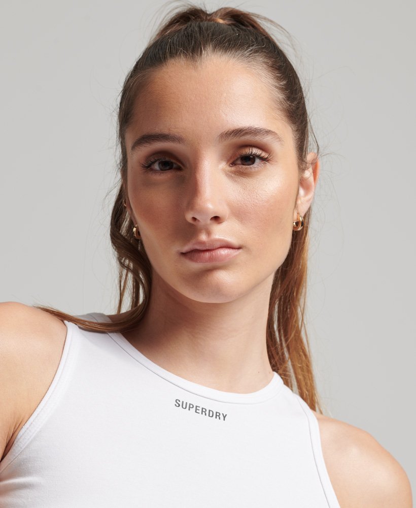 code elastic crop top in optic