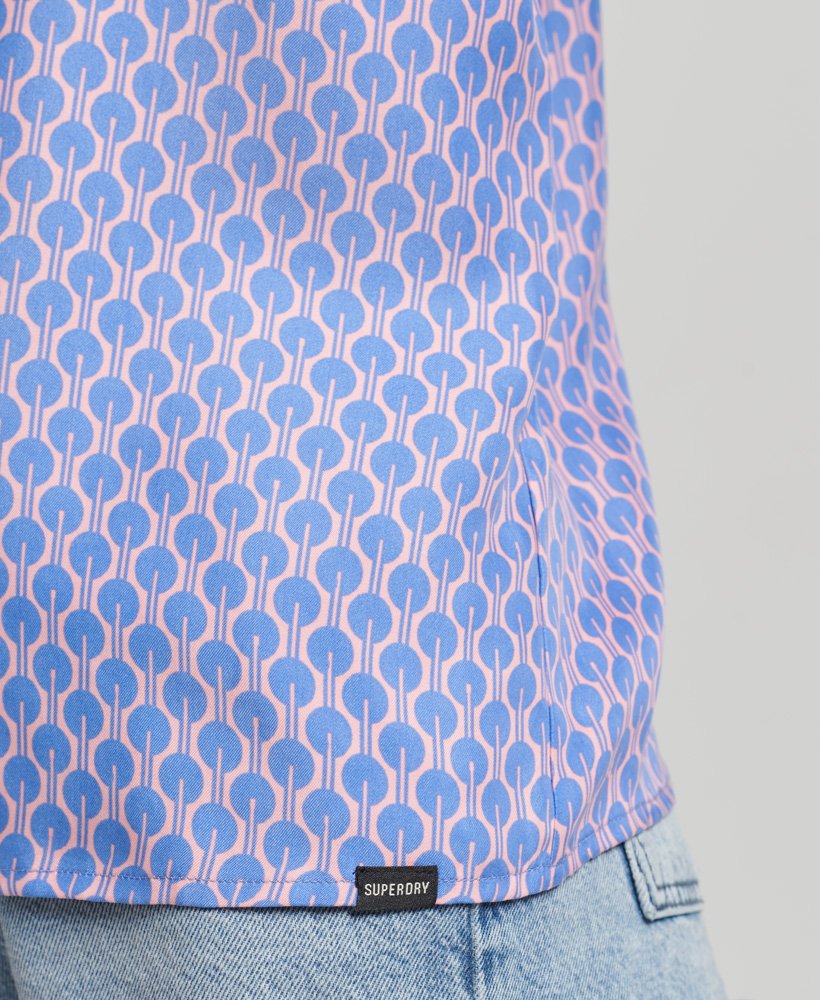 cami-top met wimperrand in gabriella pink