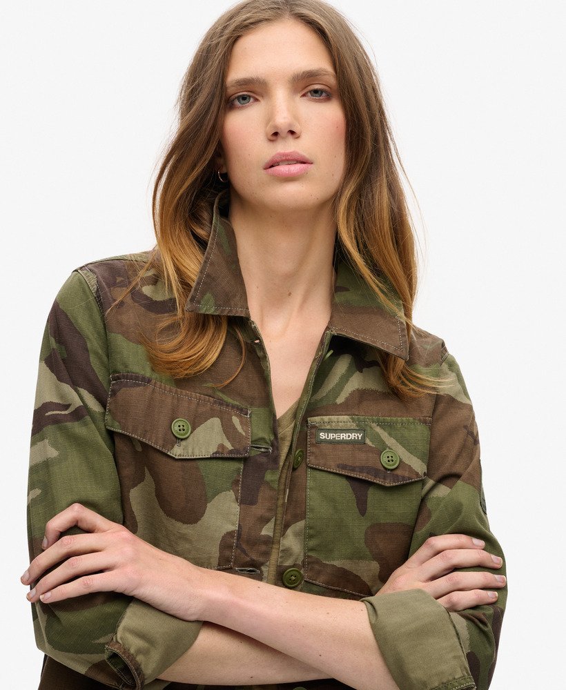 militair overshirt in contourcamouflage