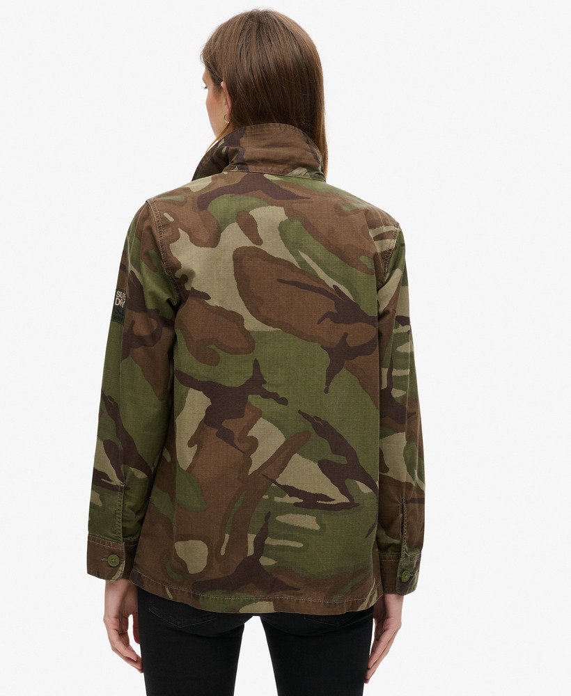 militair overshirt in contourcamouflage