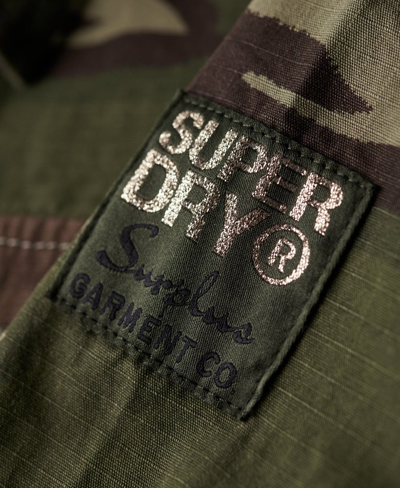militair overshirt in contourcamouflage