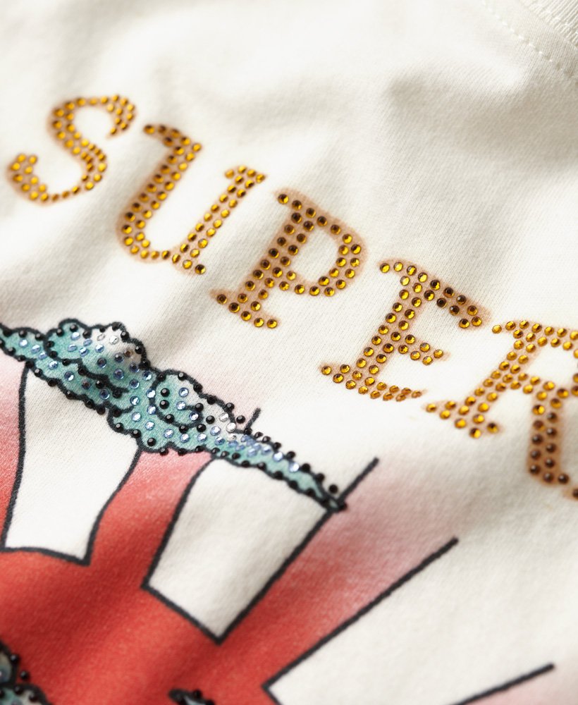 tattoo-vest met strasssteentjes in winterwit